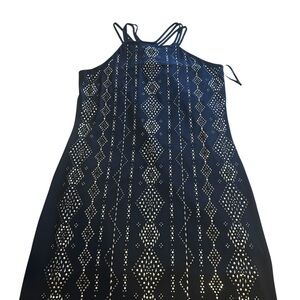 White House Black Market Navy Blue Studded Mini Dress